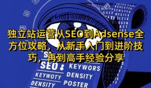 独立站运营从SEO到Adsense全方位攻略,从新手入门到进阶技巧,再到高手经验分享-Z网创