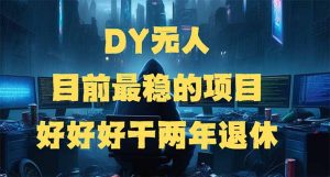 DY无人,目前最稳的项目,矩阵放大边旅游边赚钱,好好好干两年退休-Z网创