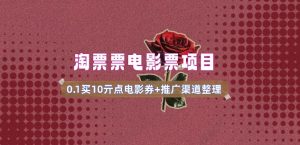 电影票无门槛券推广_0.1亓买10亓无门槛+渠道入口(v1.0版教程)-Z网创