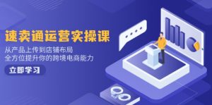 速卖通运营实操课,从产品上传到店铺布局,全方位提升你的跨境电商能力-Z网创