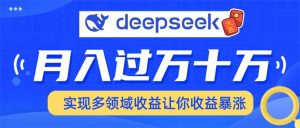 用DeepSeek席卷各大平台,快速上手实现多领域,让你收入猛增-Z网创