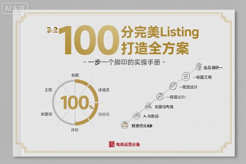 100分完美Listing打造全方案,想要完美listing必须是需要一步一个脚印的-Z网创
