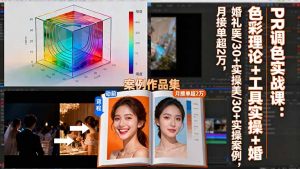 PR调色实战课:色彩理论+工具实操+婚礼医美/30+实操案例,月接单超2万-Z网创