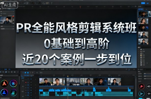 PR全能风格剪辑系统班，0基础到高阶，近20个案例一步到位-Z网创