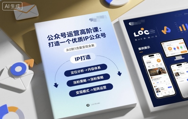 公众号运营高阶课,打造一个优质IP公众号-Z网创