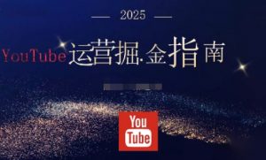 2025油管YouTuBe运营掘金指南,全方位帮你从零搭建油管运营体系-Z网创