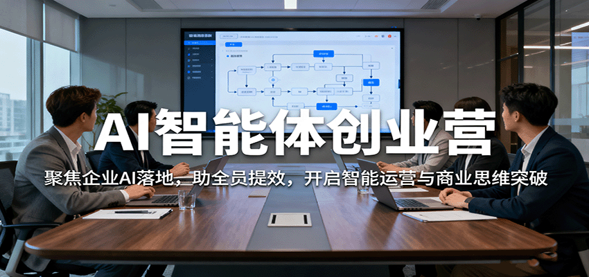 图片[1]-AI智能体创业营：聚焦企业AI落地，助全员提效，开启智能运营与商业思维突破-Z网创