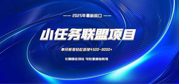 小任务联盟项目:一台电脑每天只需10分钟,轻松简单稳定-Z网创