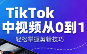 TikTok中视频制流程-Z网创