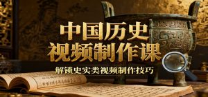 中国历史视频制作课：疆域地图集+参考文案+练习素材，解锁史实类视频制作技巧-Z网创