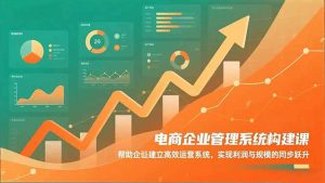 电商企业管理系统构建课:帮助企业建立高效运营系统,实现利润与规模的同步跃升-Z网创