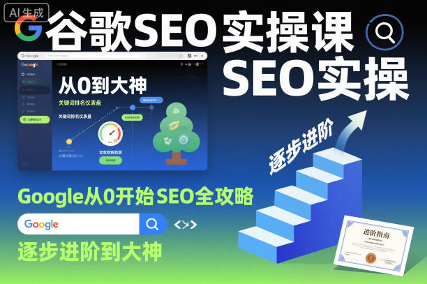 谷歌SEO实操课,Google从0开始SEO全攻略,逐步进阶到大神-Z网创
