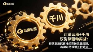 巨量云图+千川双引擎驱动实战：帮助高消耗直播间突破流量瓶颈，构建可...-Z网创
