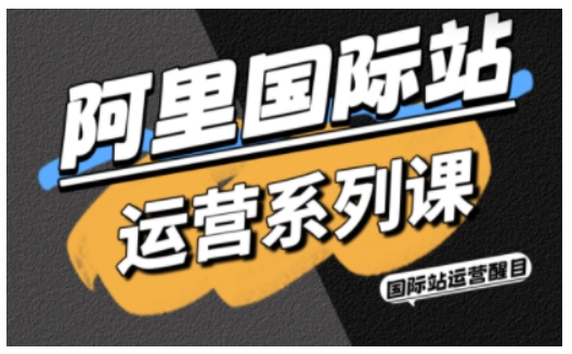 阿里国际站运营系列课，涵盖精准引流、直通车与全站推实战SOP，搭配AI效率工具包与高阶增长玩法(更新)-Z网创