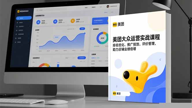 美团大众运营实战课程,排名优化、推广投放、评价管理,助力店铺业绩倍增-Z网创
