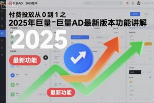 付费投放从0到1之2025年巨量AD最新版本功能讲解-Z网创