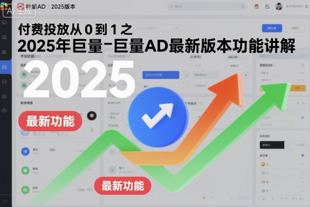 付费投放从0到1之2025年巨量AD最新版本功能讲解-Z网创