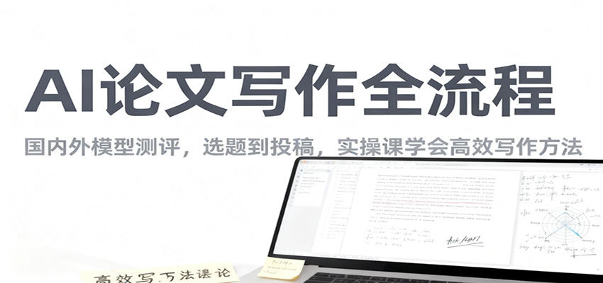 AI论文写作全流程，国内外模型测评，选题到投稿，实操课学高效写作方法-Z网创