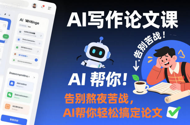 AI写作论文课,告别熬夜苦战,AI帮你轻松搞定论文-Z网创
