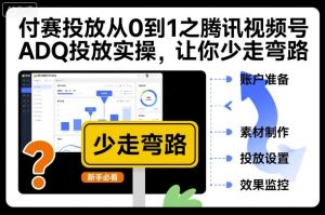 付赛投放从0到1之腾讯视频号ADQ投放实操，让你少走弯路-Z网创