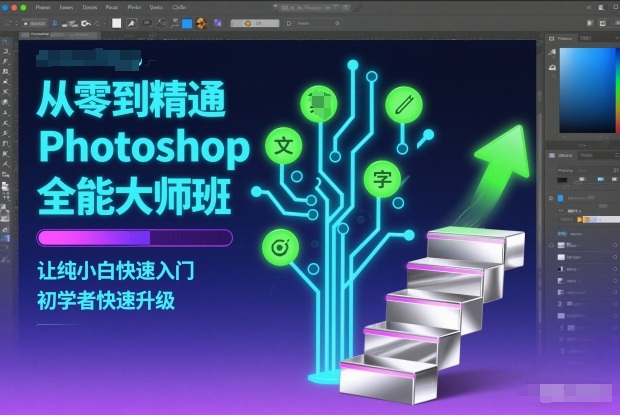 从零到精通Photoshop全能大师班,让纯小白快速入门,初学者快速升级-Z网创