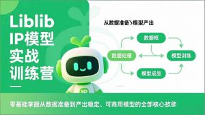 Liblib IP模型实战训练营，零基础掌握从数据准备到产出稳定、可商用模型的全部核心技能-Z网创