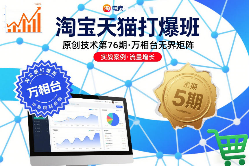 淘宝天猫打爆班原创技术第76期，万相台无界矩阵-Z网创