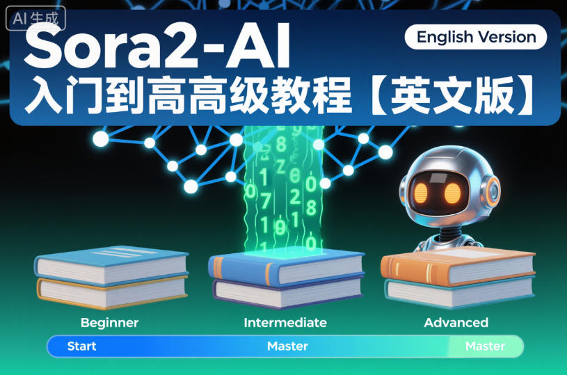 Sora2-AI入门到高级教程【英文版】-Z网创
