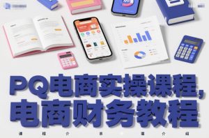 PQ电商实操课程，电商财务教程-Z网创