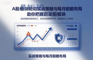 A股板块轮动实战策略与每月前瞻布局，助你把握启动前板块，规避风险，实现稳健盈利-Z网创