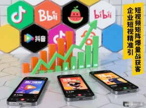 企业短视频精准引流矩阵获客，短视频矩阵爆量战法-Z网创