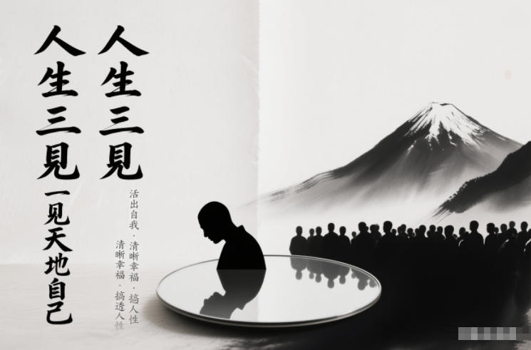 人生三见一见天地见众生见自己，活出自我拥有清晰幸福人生，搞透人性-Z网创