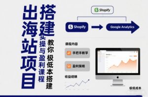 小淘出海站项目，搭建实操与盈利课程，手把手教你用极低成本搭建-Z网创