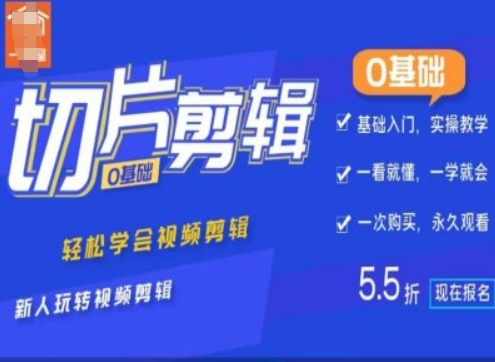 0基础IP切片剪辑，轻松学会视频剪辑，新人玩转视频剪辑-Z网创