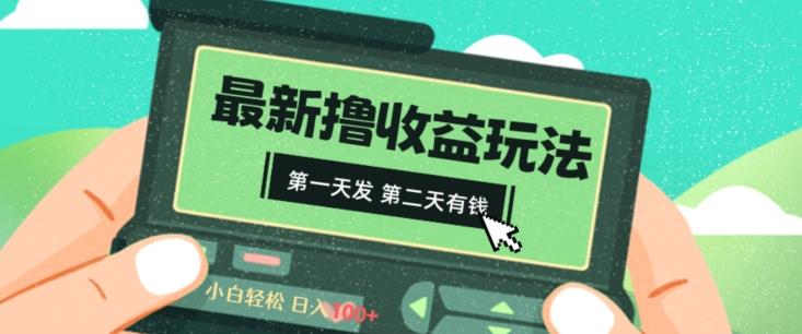 2024最新撸视频收益玩法，第一天发，第二天就有钱-Z网创