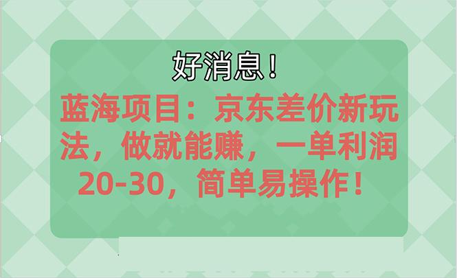越早知道越能赚到钱的蓝海项目：京东大平台操作，一单利润20-30，简单…-Z网创