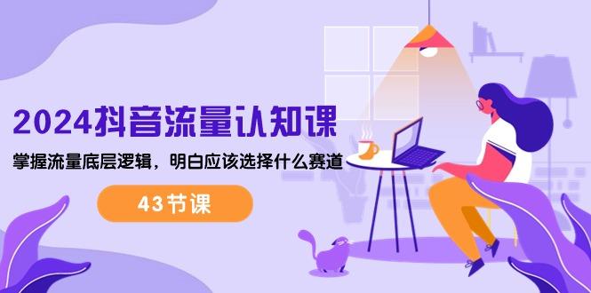 2024抖音流量·认知课：掌握流量底层逻辑，明白应该选择什么赛道 (43节课-Z网创