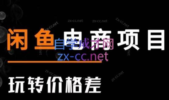 亿创繁星·闲鱼电商项目(玩转价格差)-Z网创