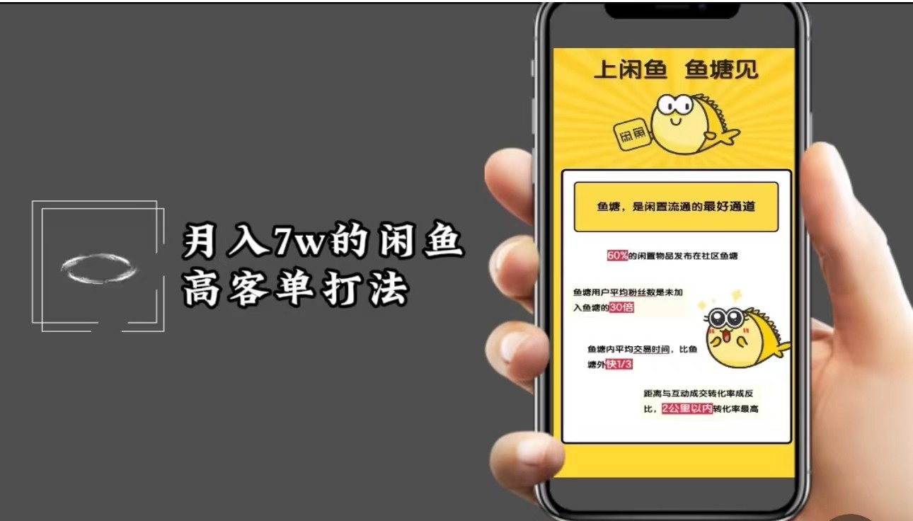 月入7w闲鱼高客单玩法,精细化运营,二手电商保姆级教程-Z网创