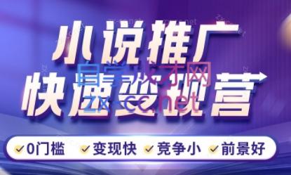 洲洲老师·小说推广快速变现营-Z网创