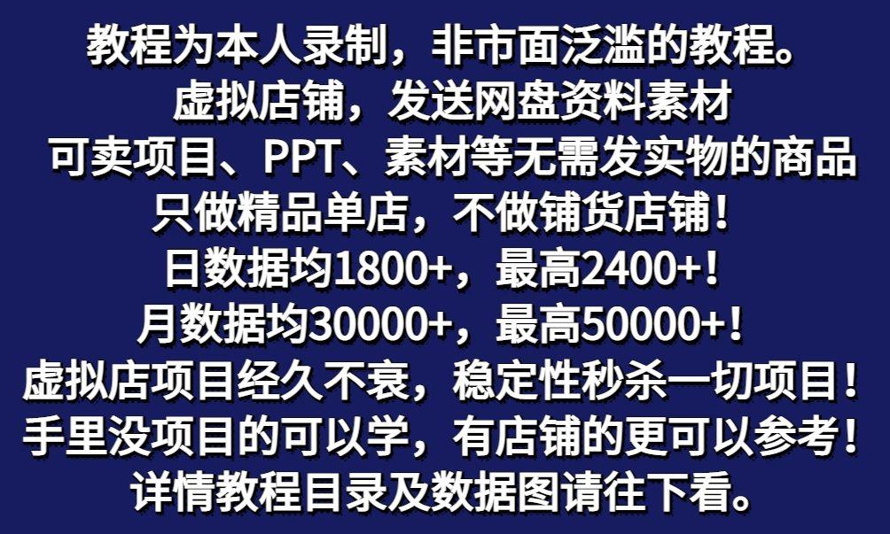 图片[2]-拼多多虚拟电商训练营月入50000+你也行，暴利稳定长久，副业首选-Z网创