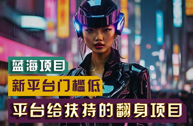 【蓝海项目】新平台无脑搬运，翻身项目 门槛低 小白也能轻松上手 日入500+-Z网创