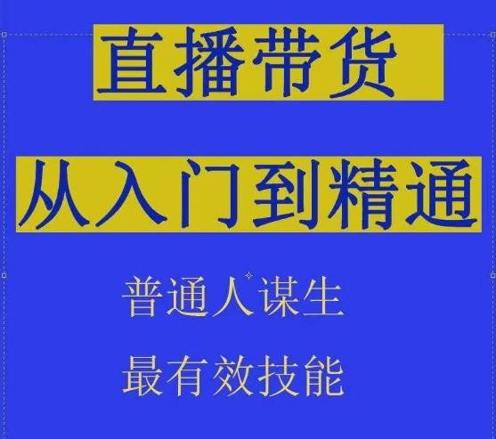 2024抖音直播带货直播间拆解抖运营从入门到精通，普通人谋生最有效技能-Z网创