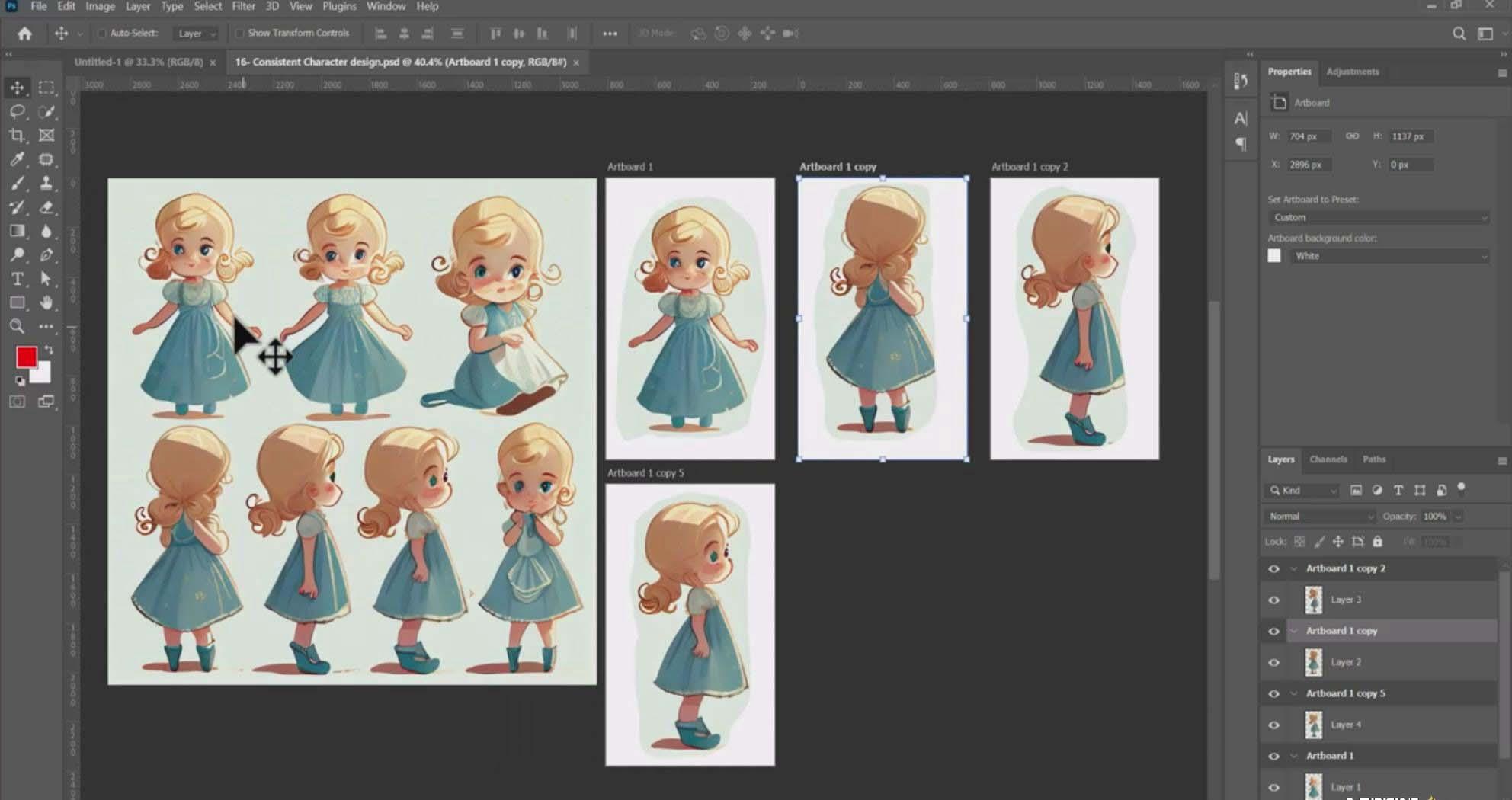 图片[7]-掌握 MidJourney V5 AI + ChatGPT创建一致的角色设计图像-22节课-中英字幕-Z网创