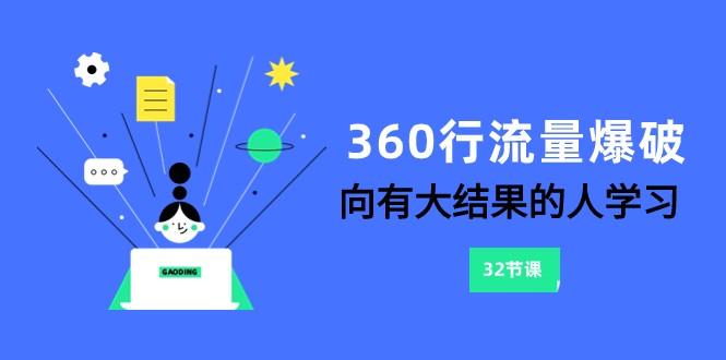 360行流量爆破,向有大结果的人学习(更新58节课)-Z网创