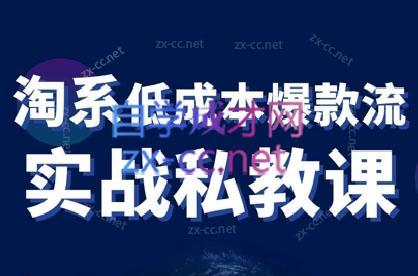 卡卡老师·淘宝低成本爆款流实战私教课-Z网创