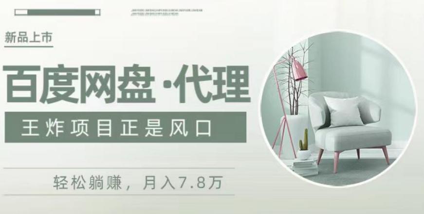 度盘代理，月入7w保姆级全方位教程-Z网创