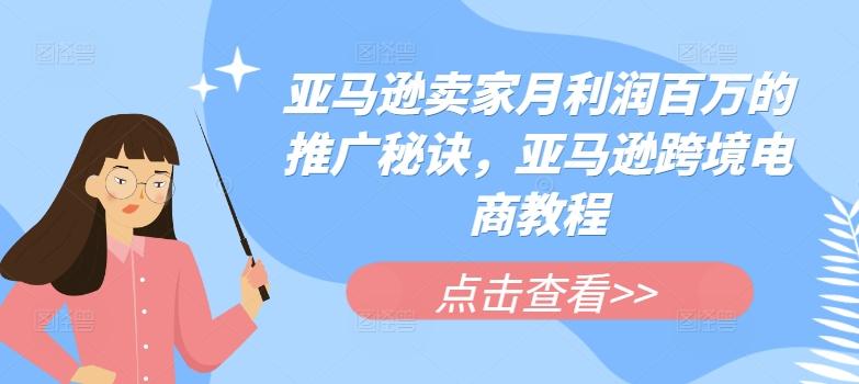 亚马逊卖家月利润百万的推广秘诀，亚马逊跨境电商教程-Z网创