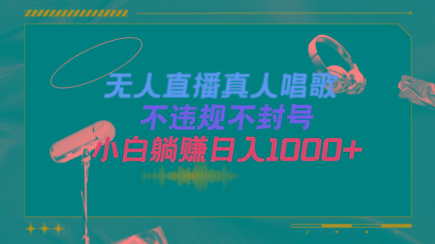 (9622期)抖音24小时无人直播音乐，不违规，不封号纯撸音浪，小白实操当天日入1000+-Z网创