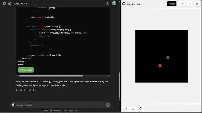 ChatGPT Code Preview｜AI编程预览工具-Z网创